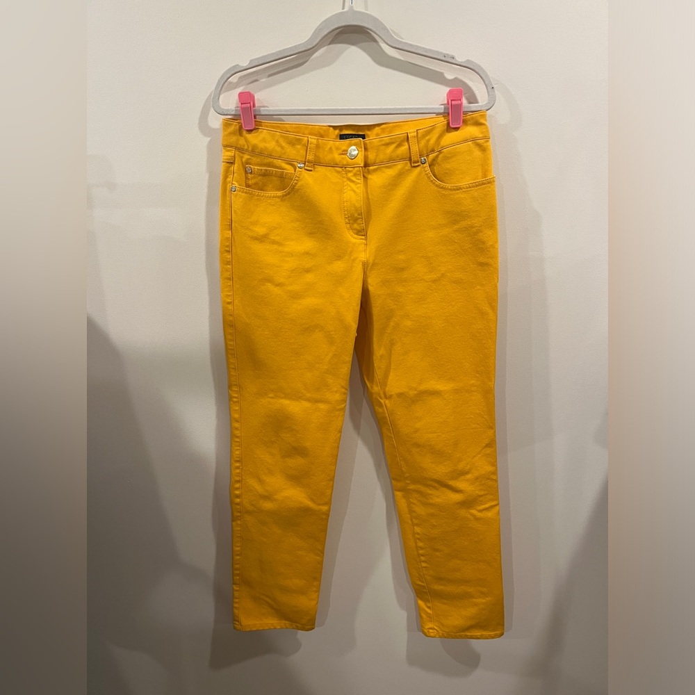 ESCADA Yellow Jeans Size European 38